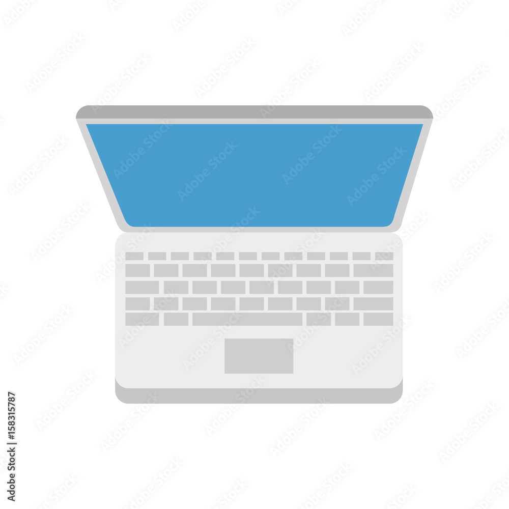 laptop computer icon over white background. colorful design vector illustration laptop computer icon over white background. colorful design vector illustration