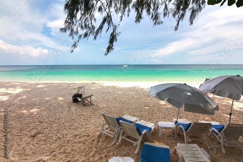 Paradise beach in Koh maiton island   phuket  Thailand