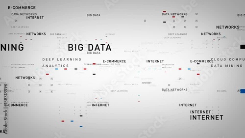 Keywords Internet White - Important terms about the internet pass through cyberspace. All clips are available in multiple color options. All clips loop seamlessly.
