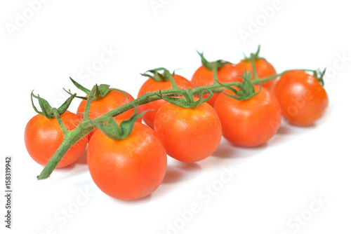 Cherry tomato on white background - isolated