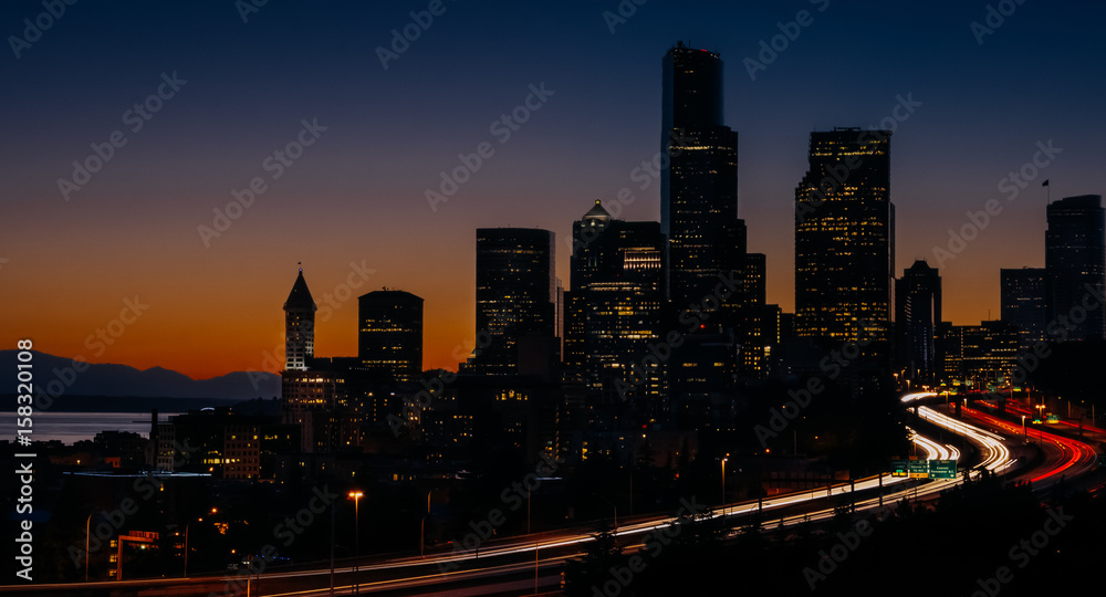 City Silhouette at Dusk