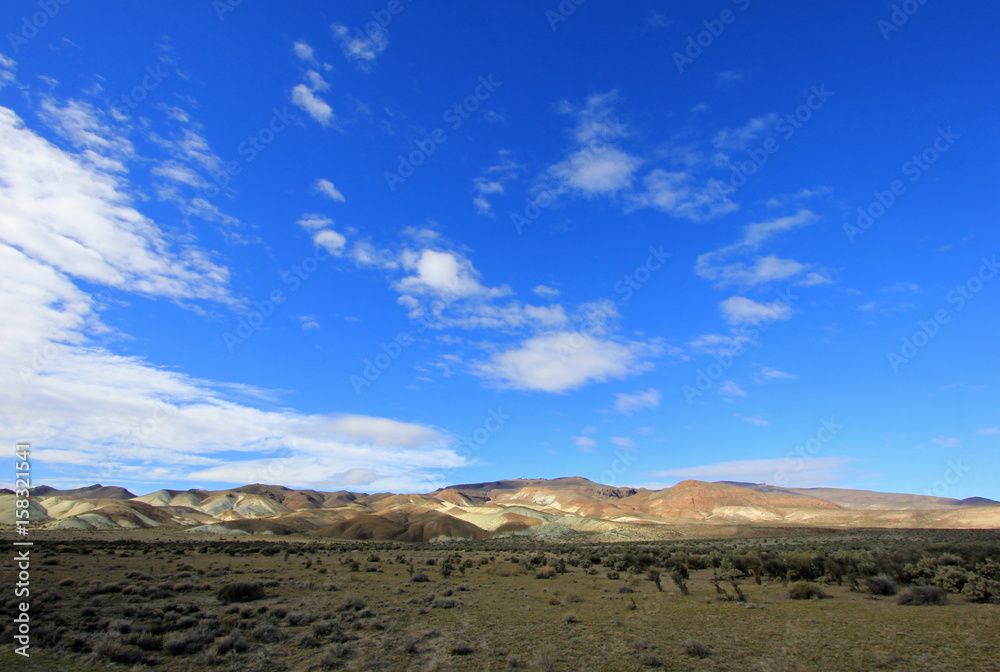 Beautiful badlands in the Chubut valley, along route 12, Chubut, Argentina Beautiful badlands in the Chubut valley, along route 12, Chubut, Argentina