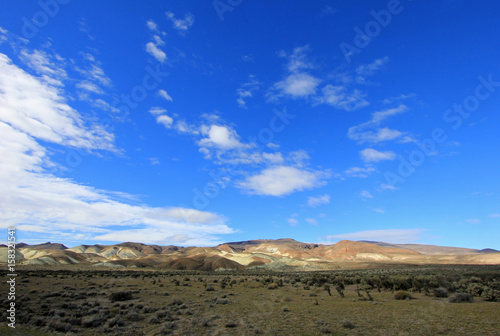 Beautiful badlands in the Chubut valley  along route 12  Chubut  Argentina
