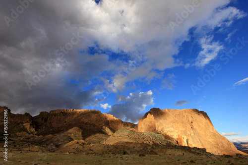 Beautiful landscape at Piedra Parada  Chubut valley  along route 12  Chubut Argentina