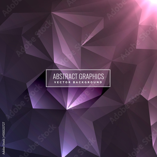 abstract dark purple background with triangle shapes