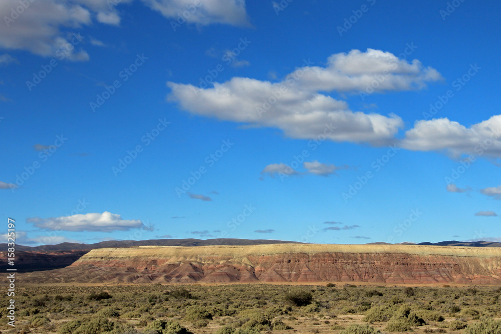 Beautiful badlands in the Chubut valley, along route 12, Chubut, Argentina Beautiful badlands in the Chubut valley, along route 12, Chubut, Argentina