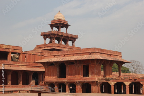 Panch Mahal Palast in Fatehpur Sikri, Bundesstaat Uttar Pradesh, Indien photo