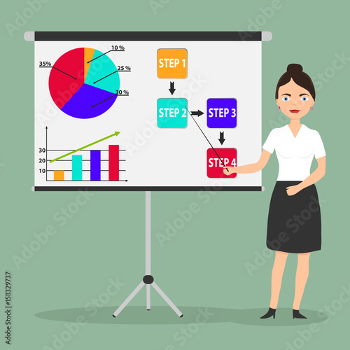 Girl-businessman