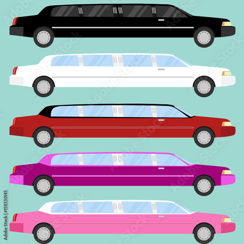 Limousine, a large set of limousines