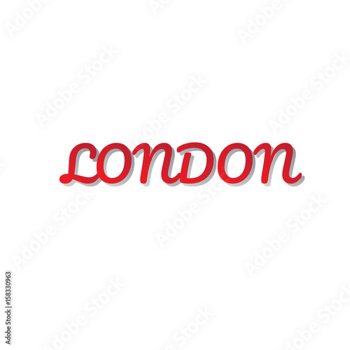 london vector banner, t-shirt design