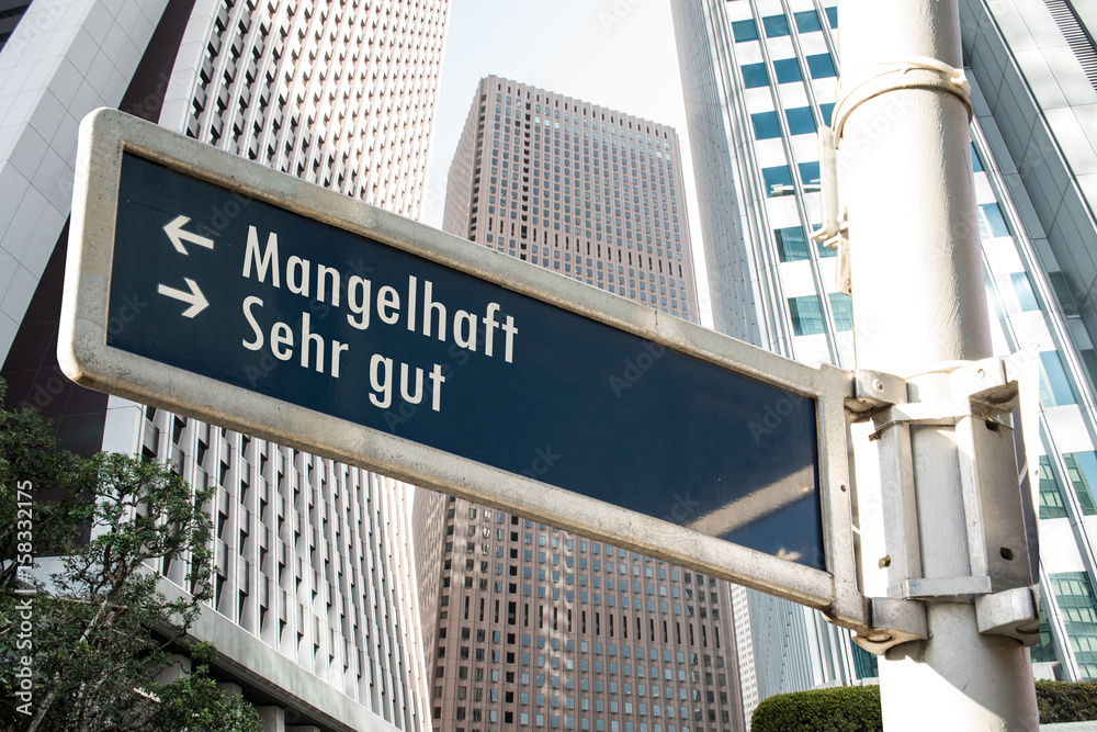 Fototapeta premium Schild 208 - Sehr gut