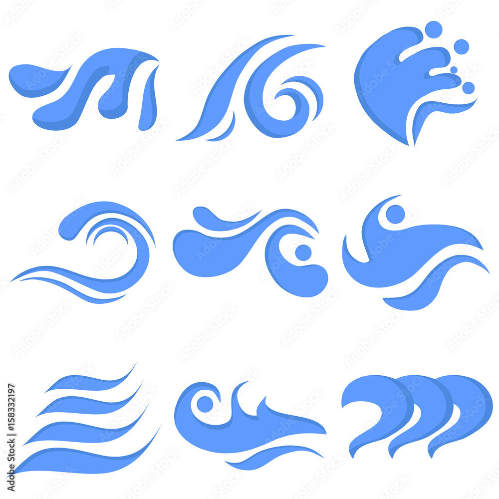 Abstract cartoon splash Abstract cartoon splash