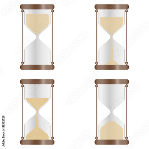 A real hourglass