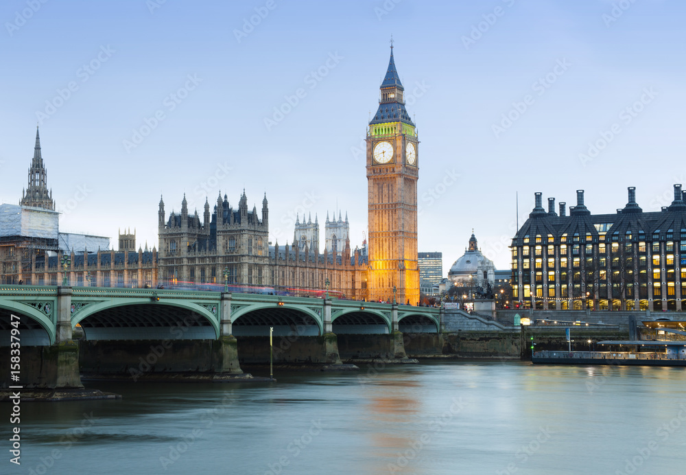 Big Ben in London at night Big Ben in London at night