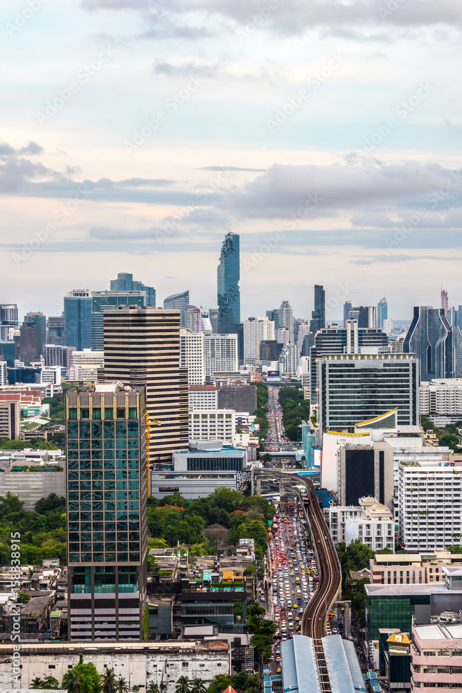 Mahanakhon is the new highest building in Bangkok, Thailand