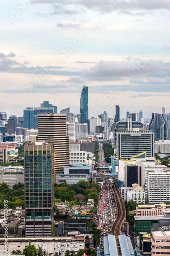 Mahanakhon is the new highest building in Bangkok, Thailand