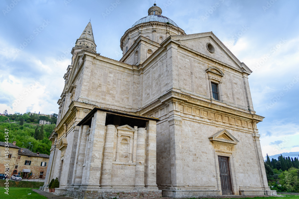 The church of San Biagio in Montepulciano, Tuscany, Italy