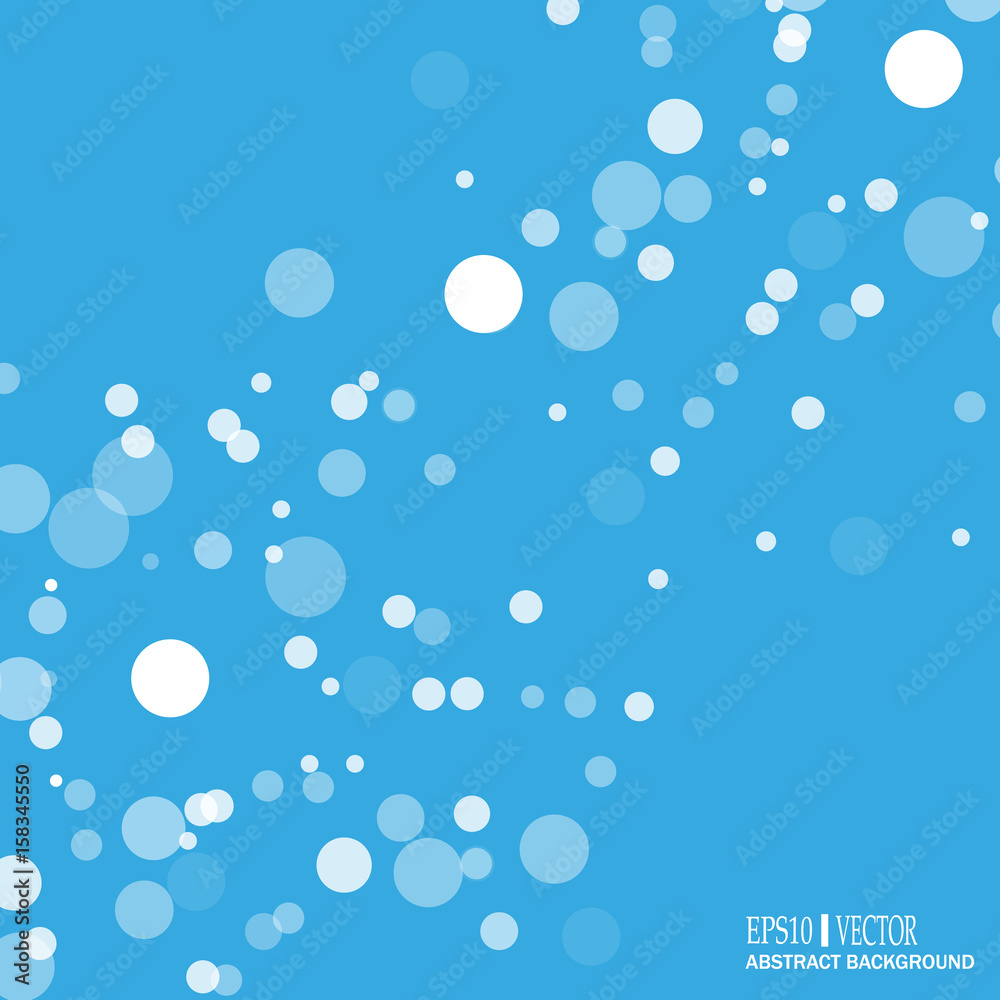 Abstract Blue backgrounds with bubbles