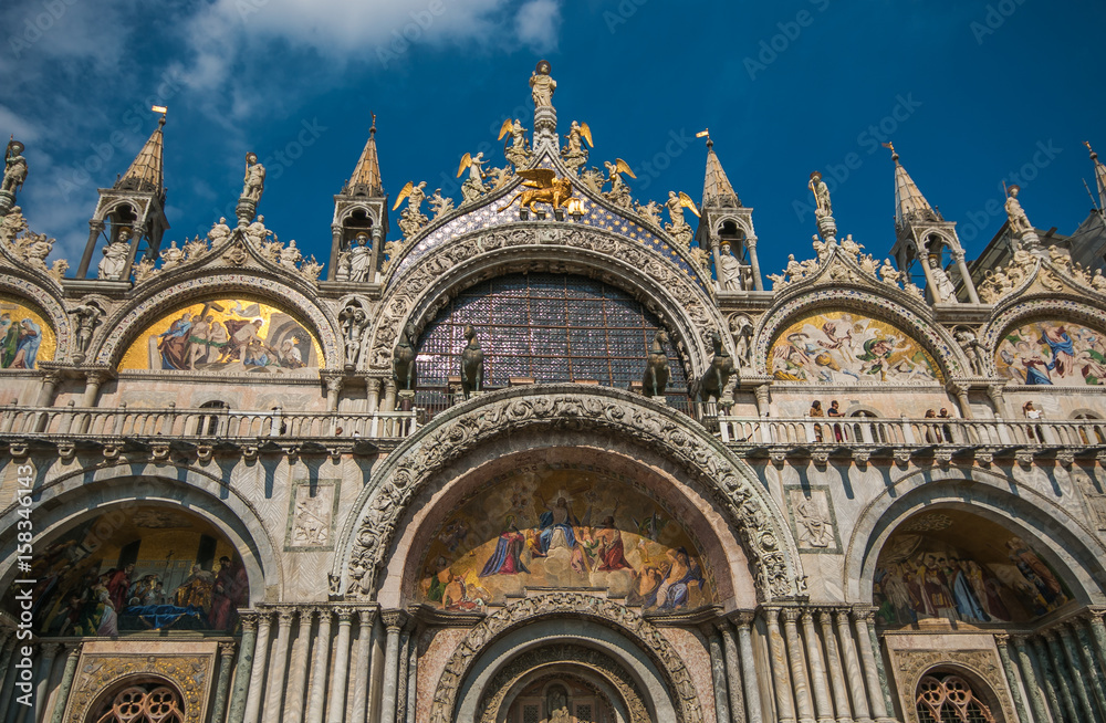 Dettagli della basilica di San Marco a Venezia