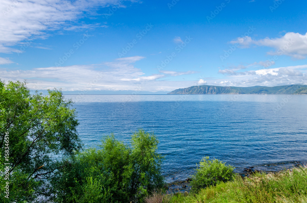 Obraz premium Boundless Baikal expanses, a wonderful summer landscape