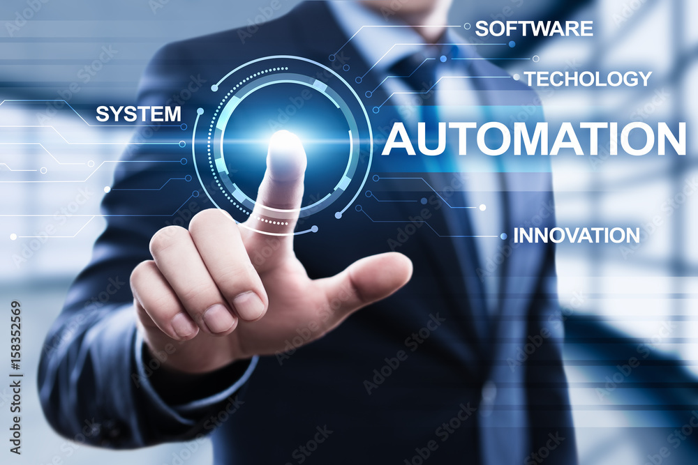 Automation Software Technology Process System Business concept Automation Software Technology Process System Business concept
