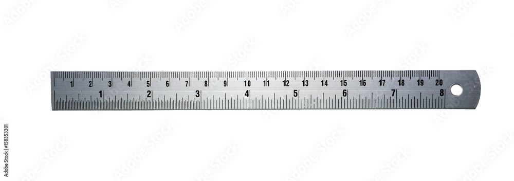 Ruler isolated on white background Ruler isolated on white background