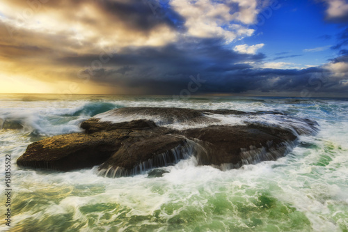 Sea Bungan Over Blue Sky