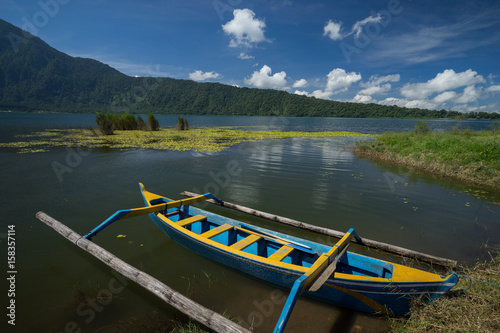 View of lake Batur in Bali, Indoensia