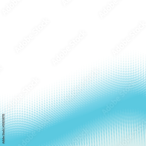 Obraz na płótnie Halftone_wave