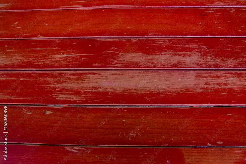 Fototapeta premium rote Holztischplatten-Textur