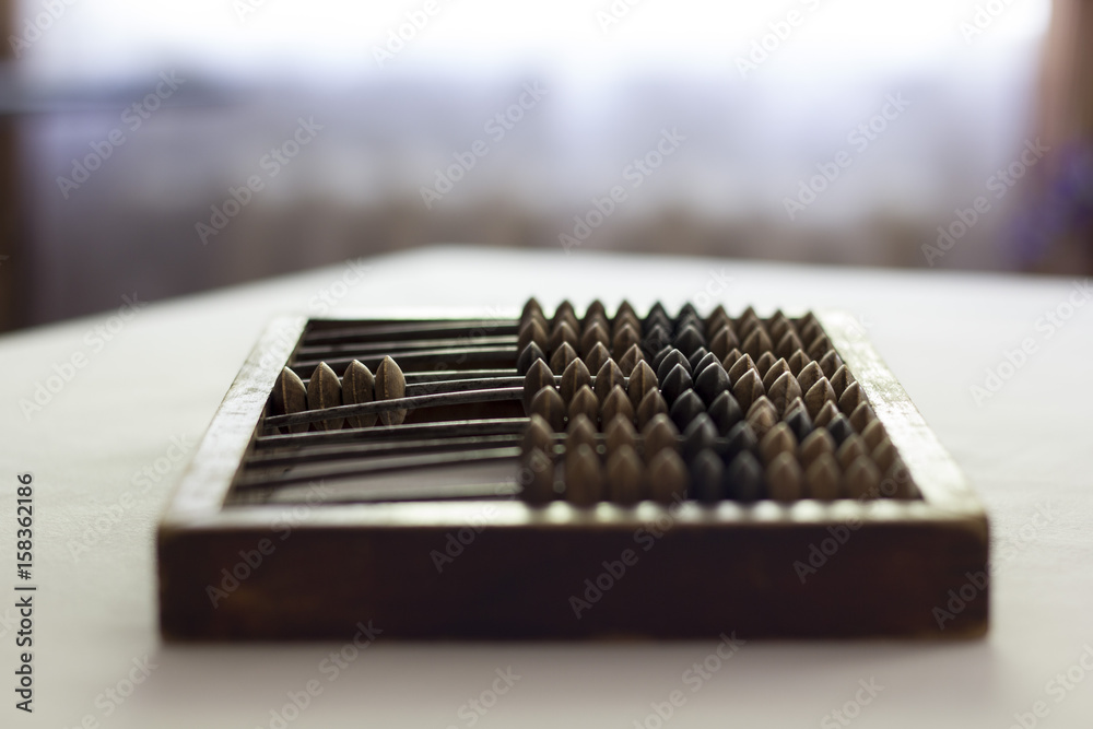 Abacus isolated on a white Abacus isolated on a white