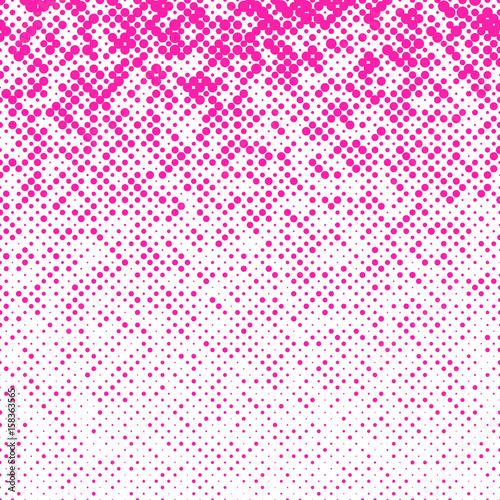 Abstract halftone pattern background from circles