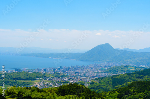 初夏の別府湾