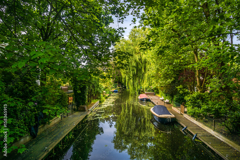 Netherlands - Wassenaar Canal and Boats Netherlands - Wassenaar Canal and Boats
