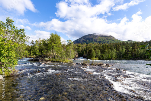 River Lesja Oppland Norway photo