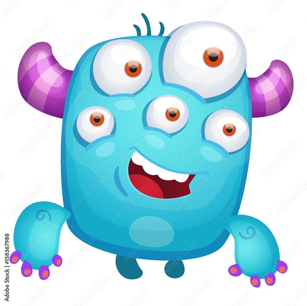 Fototapeta premium Cartoon Monster