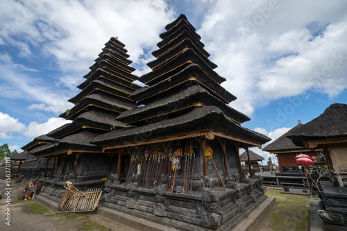 View of mother temple Pura Besakih, the holiest and largest temple in Bali, Indonesia