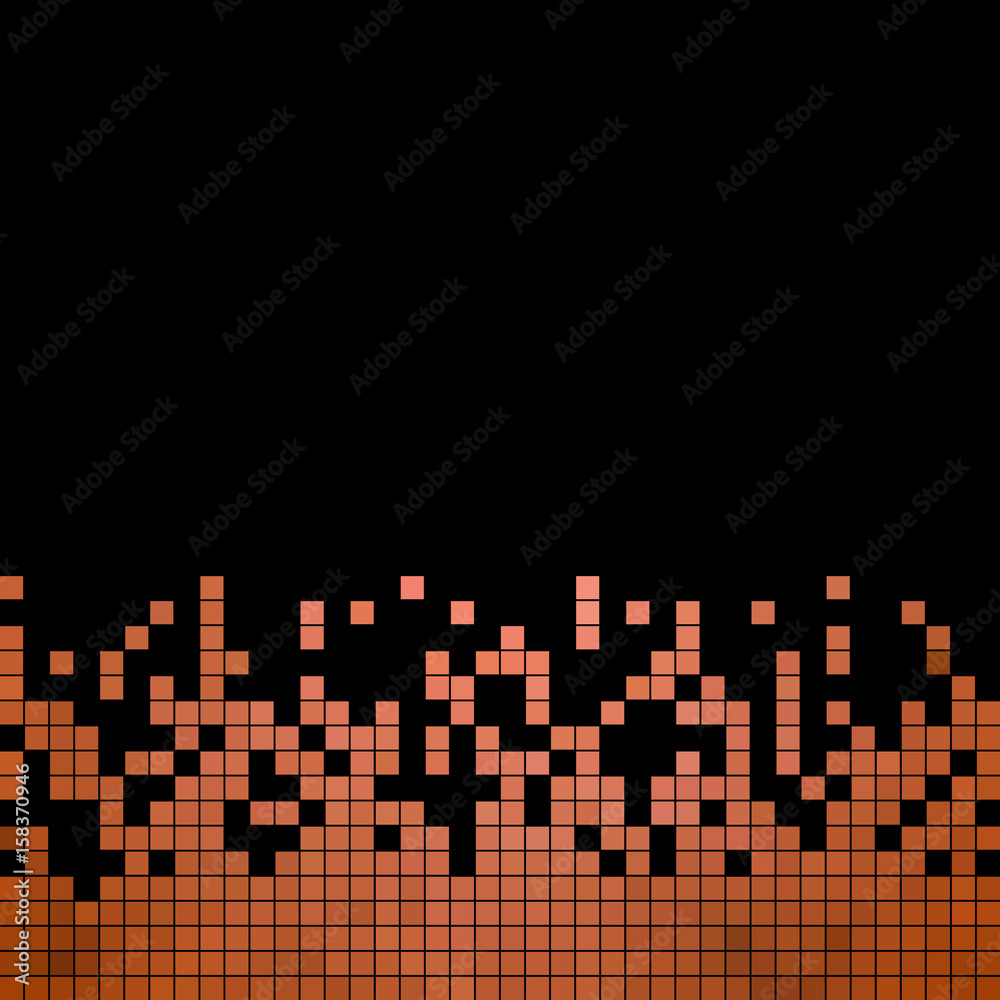 abstract vector square pixel mosaic background