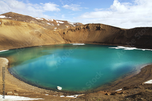 Krafla Volcano Crater, North Iceland