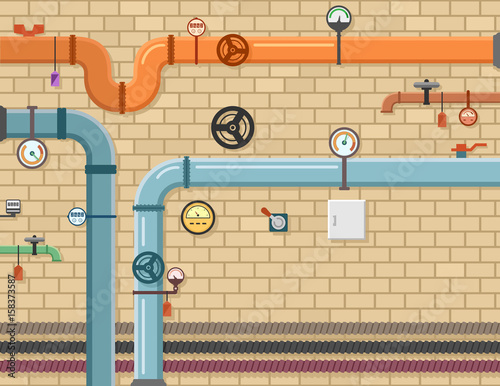 pipeline plumbing background