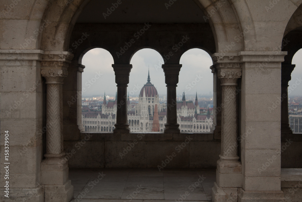 Naklejka premium monumento de los pescadores