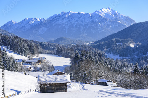 Winter in den bayrischen Alpen