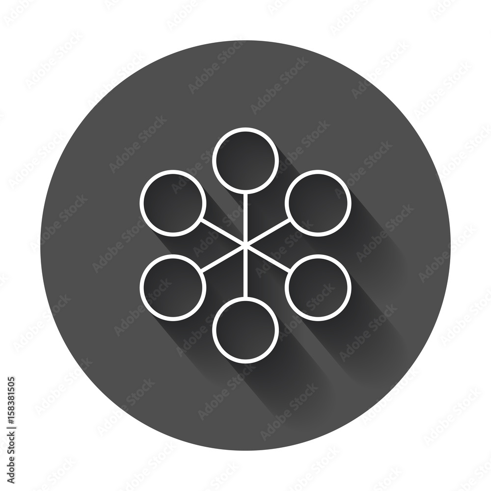 Structure simple flat icon. Vector illustration with long shadow. Structure simple flat icon. Vector illustration with long shadow.