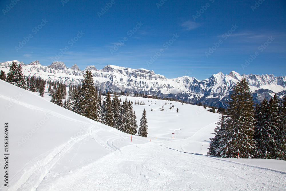 Winter in alps