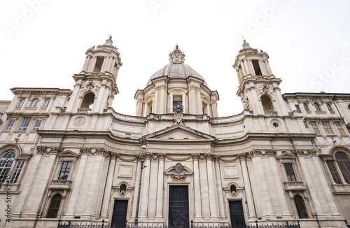 Church of Sant Agnese in Agone in Piazza Navona in Rome, Italy © KRINAPHOTO