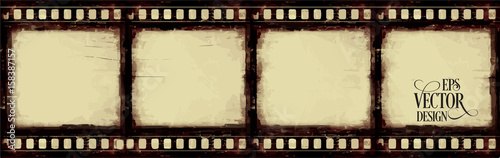 Grunge Vector Frame . Large Distressed Texture . Decorative Vintage Weathered Border. Great Grunge Background Or Retro Design Decor Element.