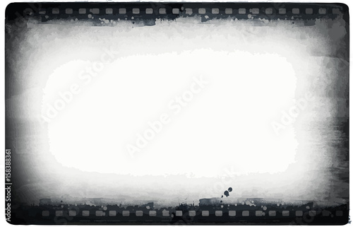 Grunge Vector Frame . Large Distressed Texture . Decorative Vintage Weathered Border. Great Grunge Background Or Retro Design Decor Element.