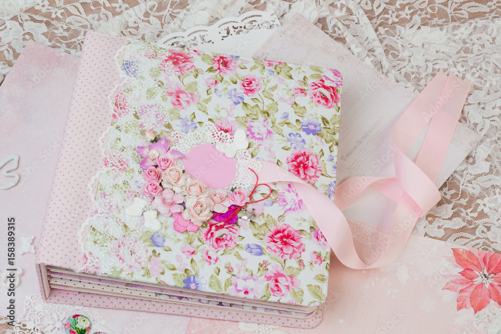 Homemade album / folder. Scrapbooking, diy.