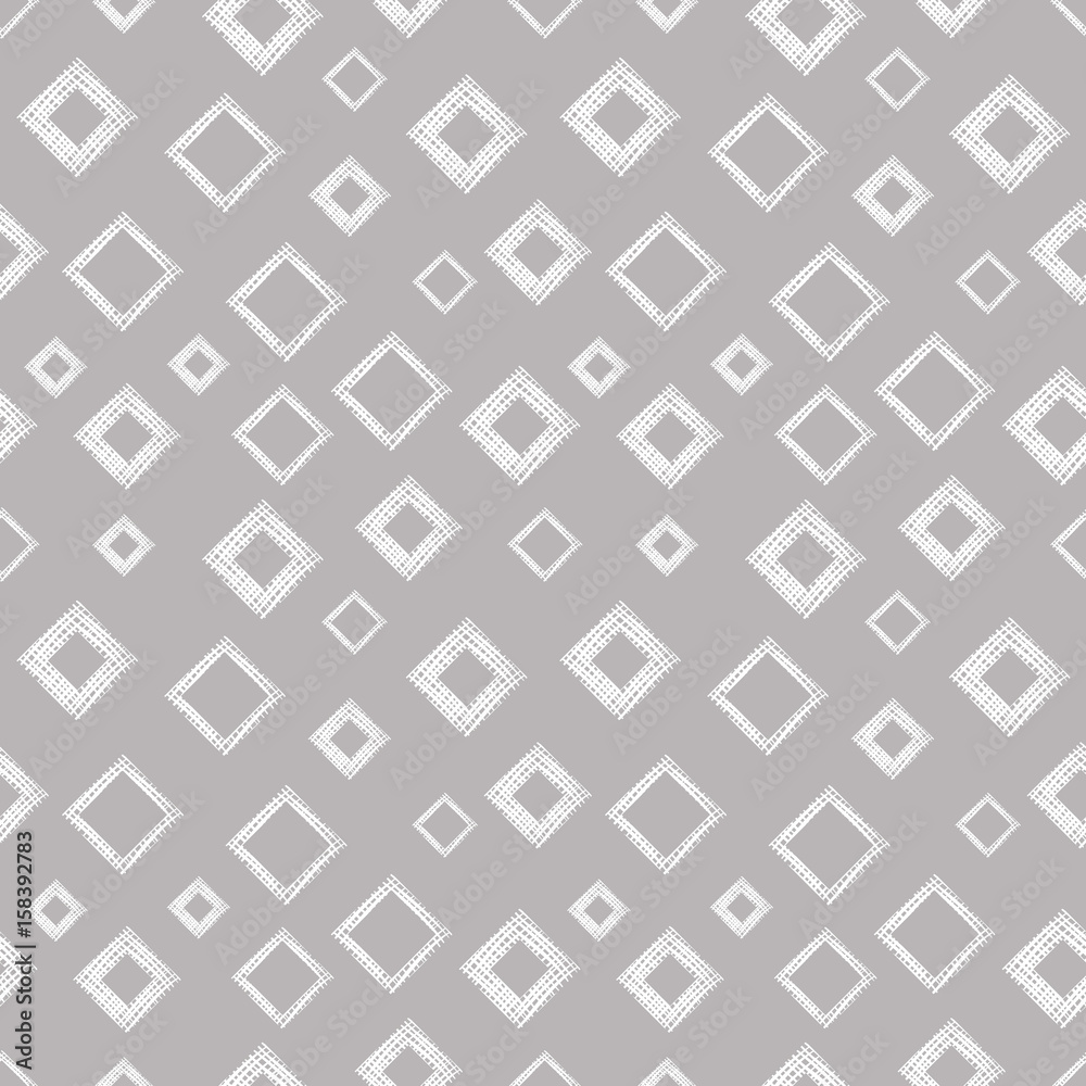 Seamless vector geometrical pattern with rhombus, squares. endless background with hand drawn textured geometric figures. Pastel Graphic illustration Template for wrapping, web backgrounds, wallpaper Seamless vector geometrical pattern with rhombus, squares. endless background with hand drawn textured geometric figures. Pastel Graphic illustration Template for wrapping, web backgrounds, wallpaper