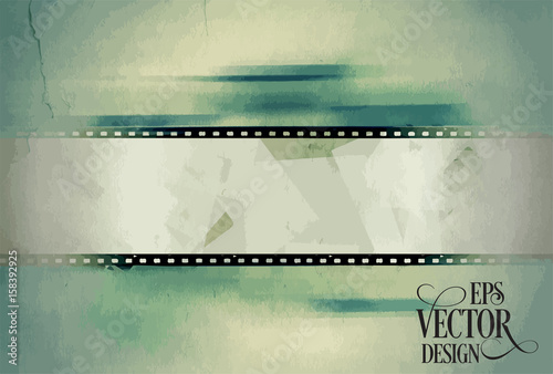 Vector Grunge Frame . Large Distressed Texture . Decorative Vintage Weathered Border. Great Grunge Background Or Retro Design Decor Element.
